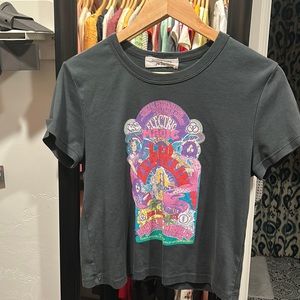 Daydreamer by Free People Led Zeppelin cropped tee